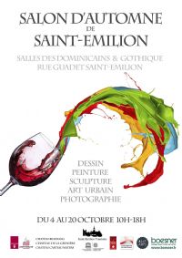 Salon d'Automne de Saint-Emilion. Du 4 au 20 octobre 2019 à Saint-Emilion. Gironde.  10H00